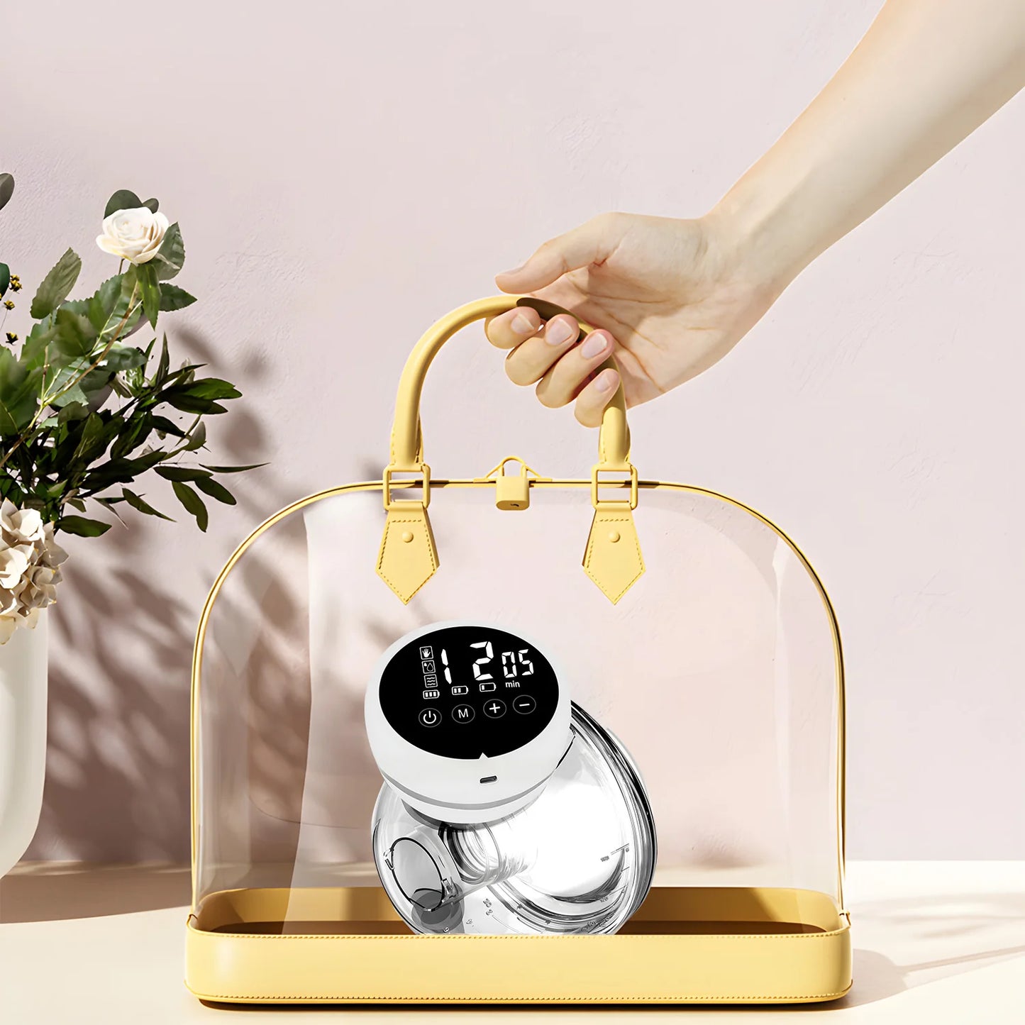 Fully Automatic Electric Breast Pump – Painless, Double-Sided & Hands-Free